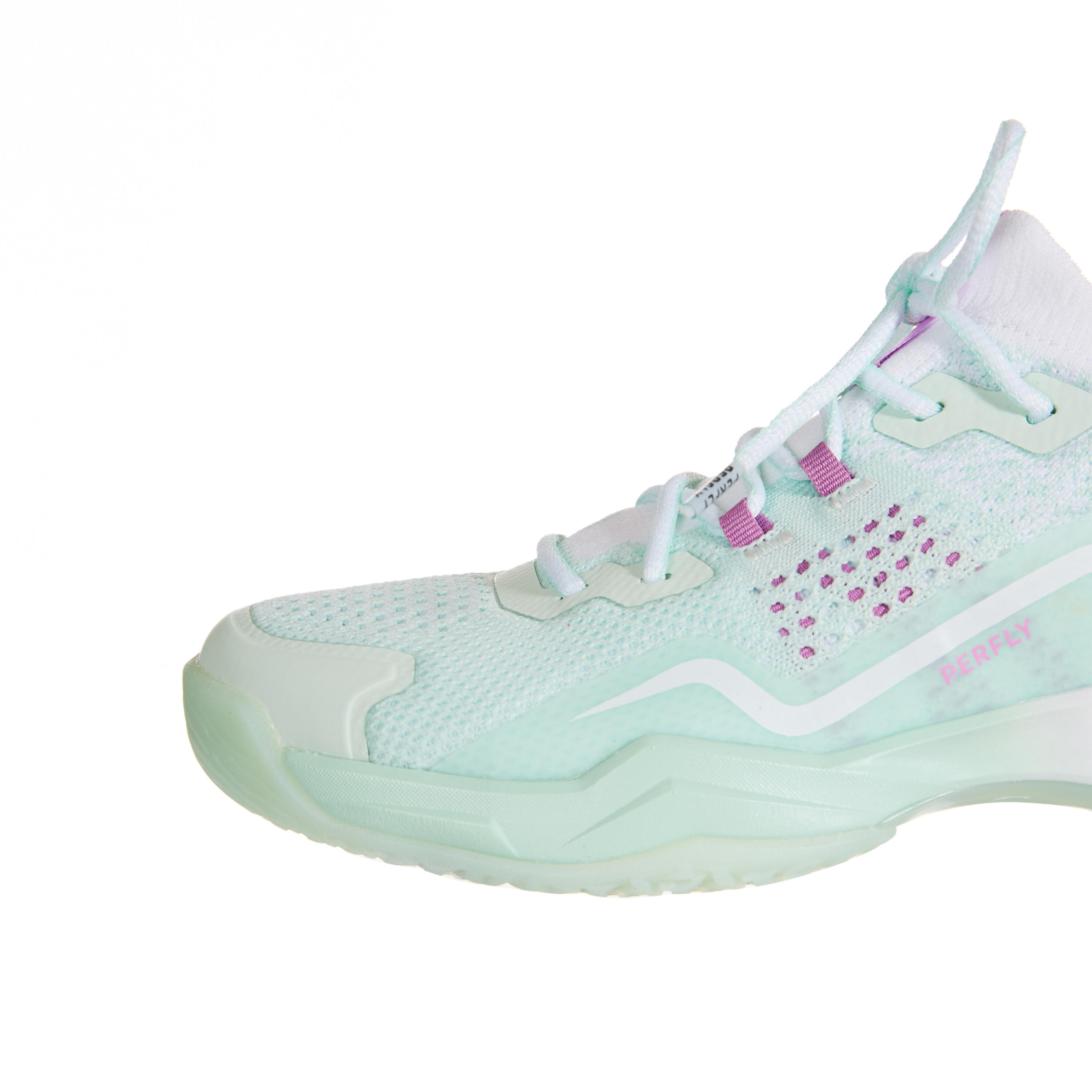 WOMEN BADMINTON SHOES BS 900 ULTRA LITE WHITE MINT 6/15