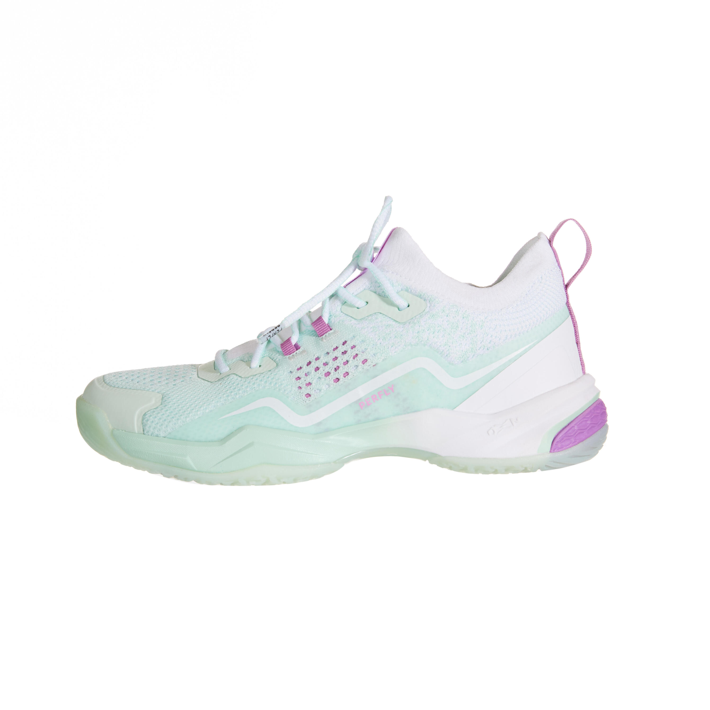 WOMEN BADMINTON SHOES BS 900 ULTRA LITE WHITE MINT 4/15