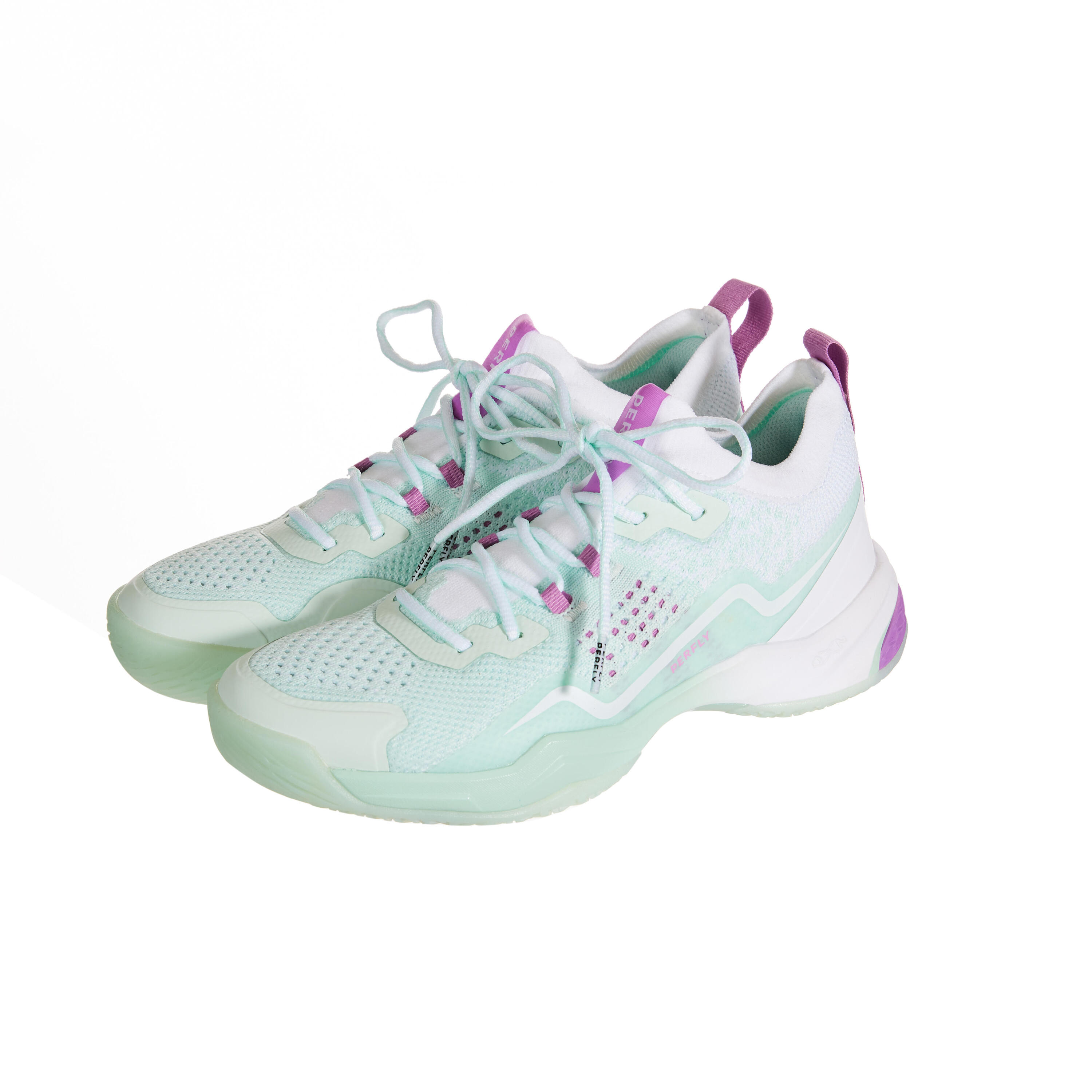 WOMEN BADMINTON SHOES BS 900 ULTRA LITE WHITE MINT 3/15