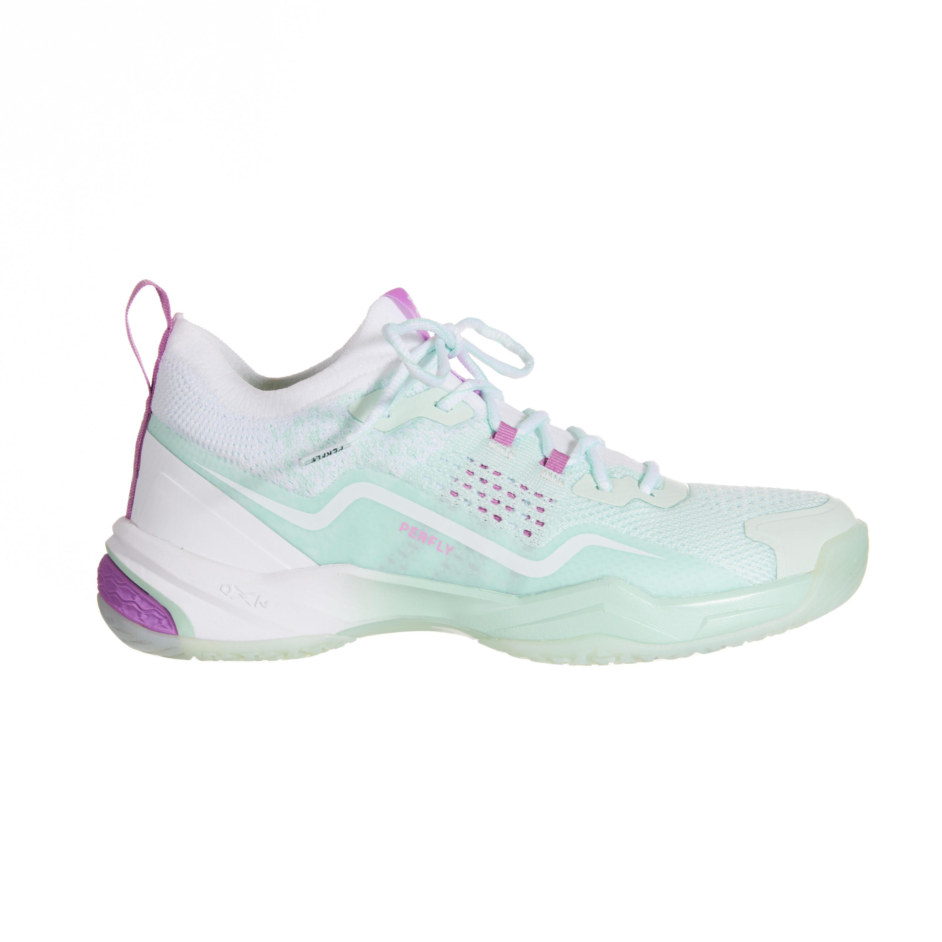 WOMEN BADMINTON SHOES BS 900 ULTRA LITE WHITE MINT 2/15