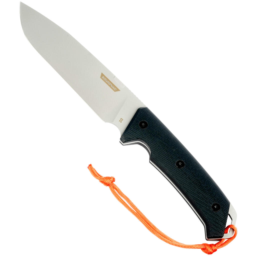 Bushcraft Heavy Duty Fixed-Blade Knife 15 cm SIKA 150 G10 - Black