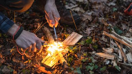 feu couteau bushcraft solognac decathlon feu couteau bushcraft solognac decathlon