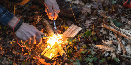 solognac bivouac bushcraft l'art de vivre dans les bois, dans la natur