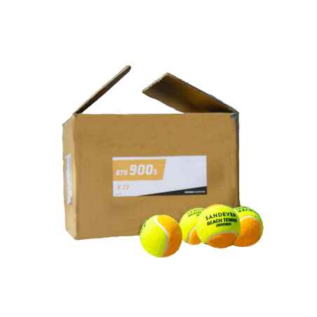 Beachtennisball BTB 900 S ×72 orange