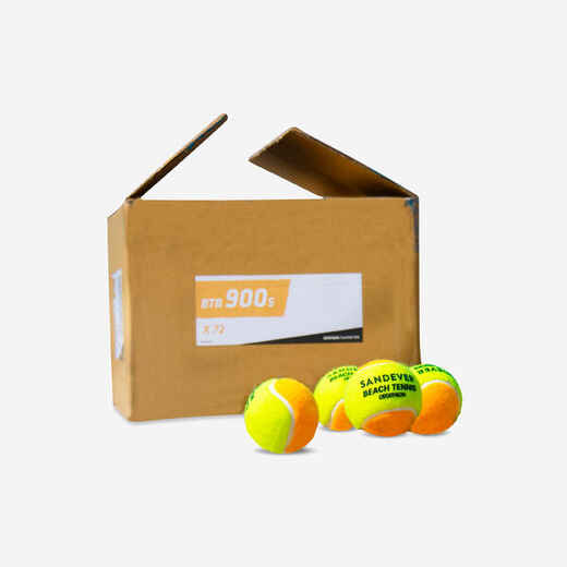 
      Loptičky na plážový tenis BTB 900 S X72 oranžové
  