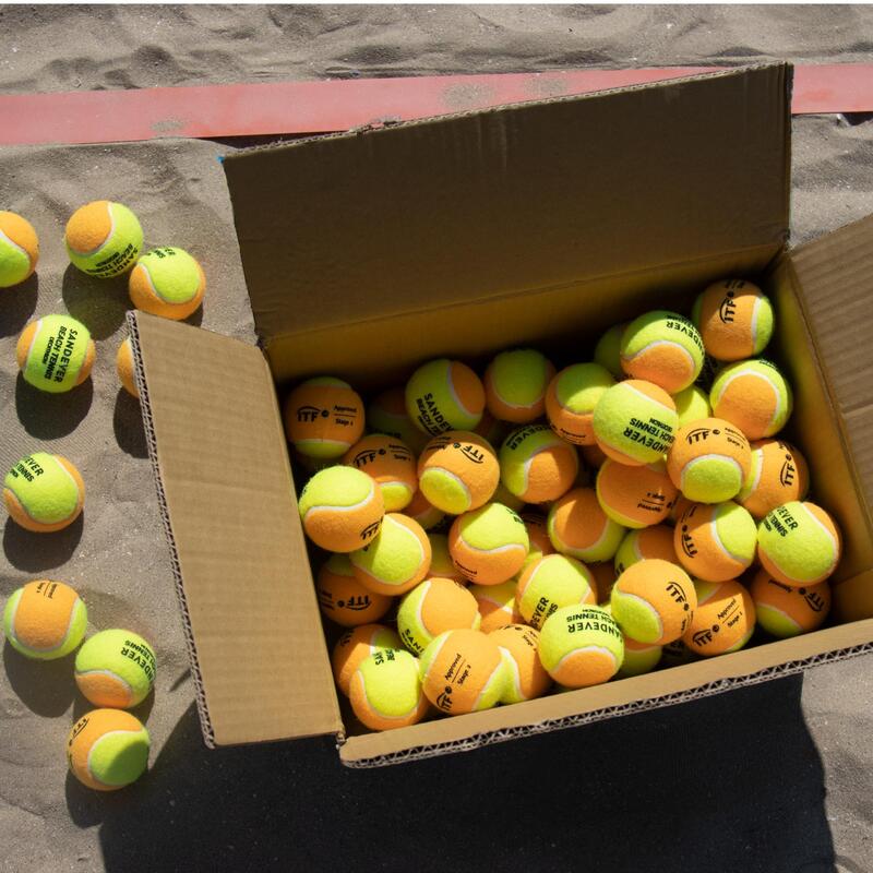 Palline beach tennis BTB 900 arancioni x72