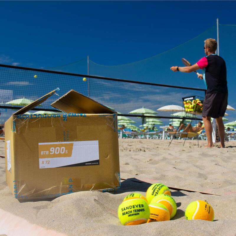 Palline beach tennis BTB 900 arancioni x72