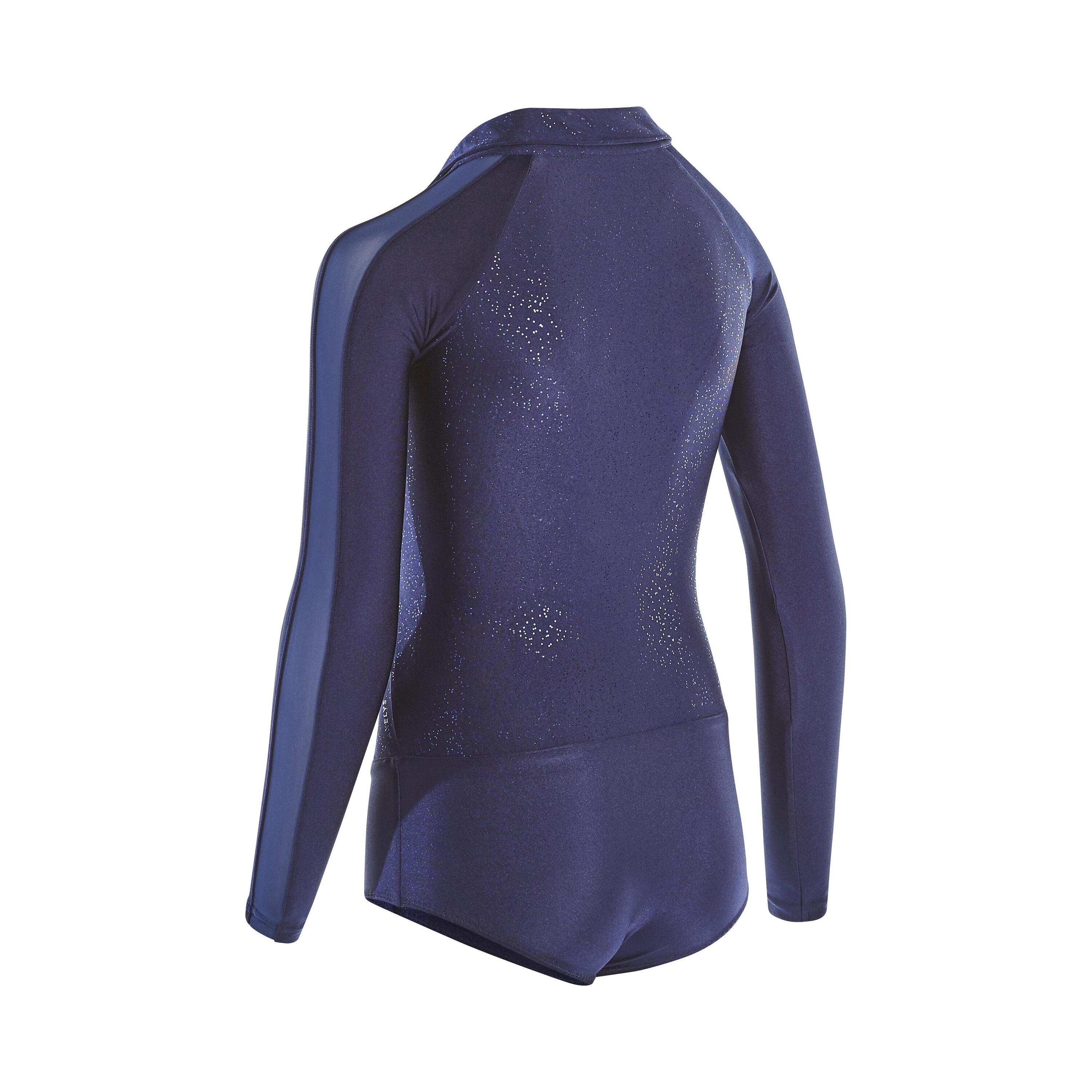 Boys' Figure Skating Top - Midnight Blue 2/11
