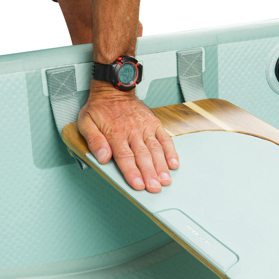 Canoë gonflable Drop Stitch haute pression X500 4 places (2 adultes + 2 enfants) ITIWIT Decathlon