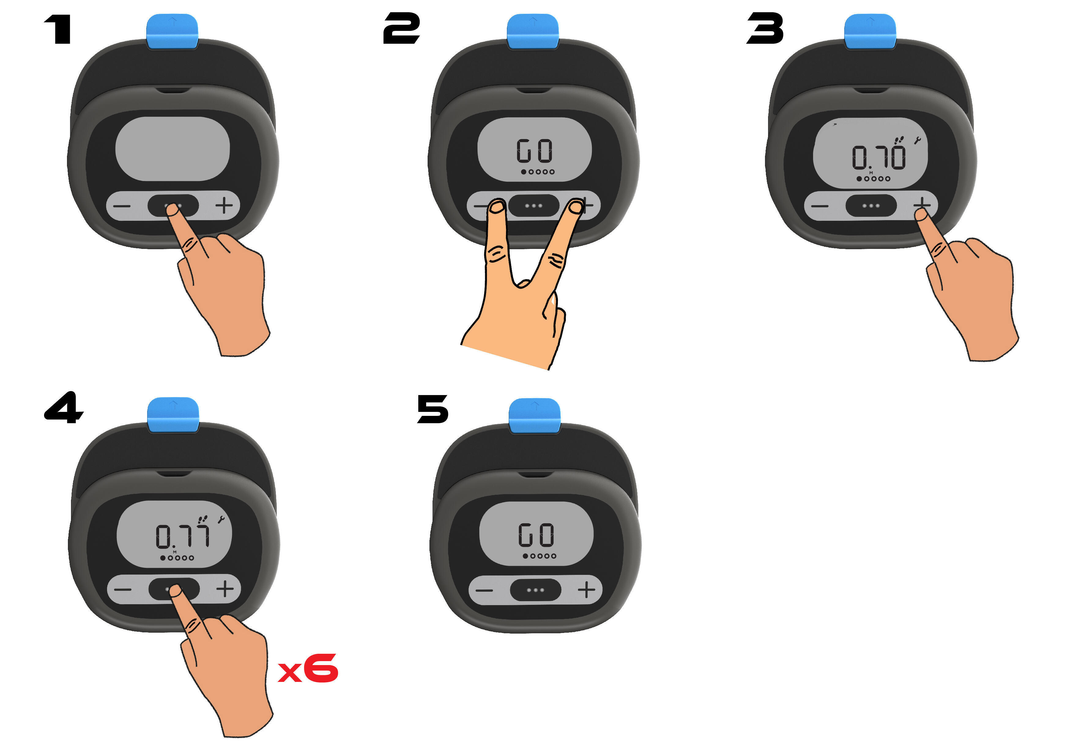 W100 FAQ Stride length