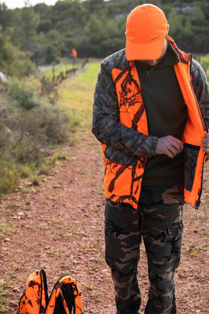 Neon-kamuflažna lovačka jakna za suvo vreme 100
