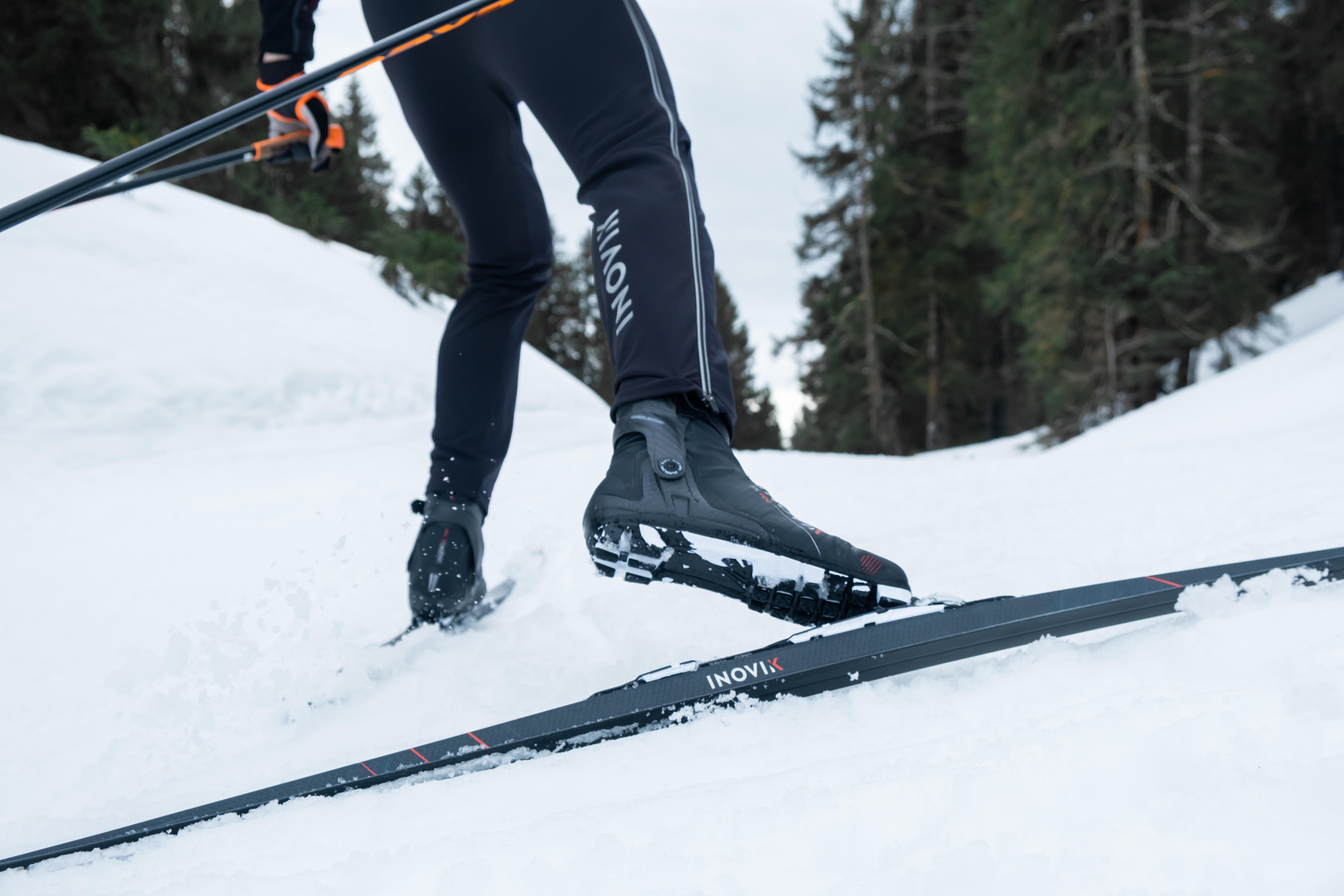Soft Camber CrossCountry Skate Ski 900 black, black, Inovik