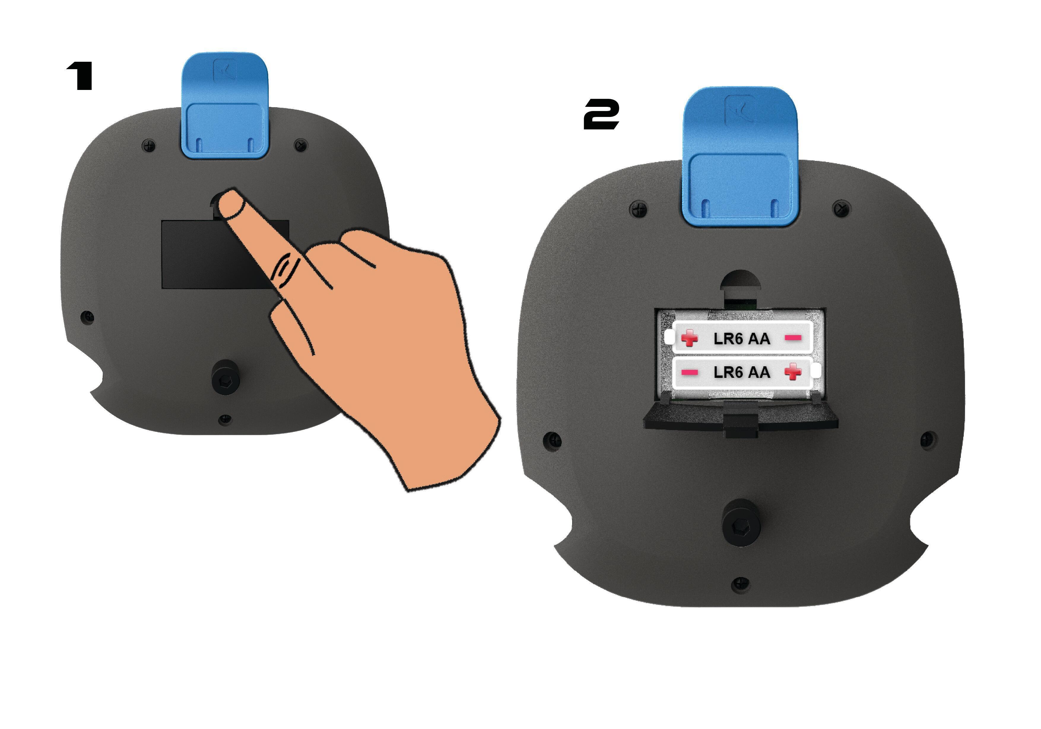 FAQ W100 Changement piles