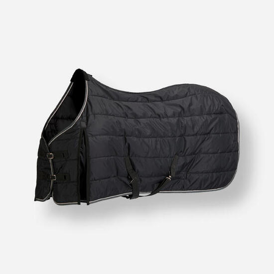 Couverture d'écurie équitation cheval et poney STABLE 200 noir