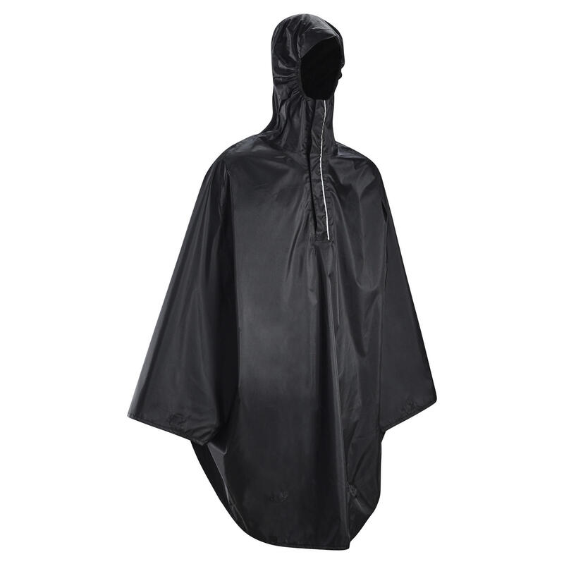 Poncho ciclismo adulto 100 nero