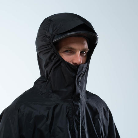 פונצ'ו דגם 100 לרכיבה עירונית - שחור