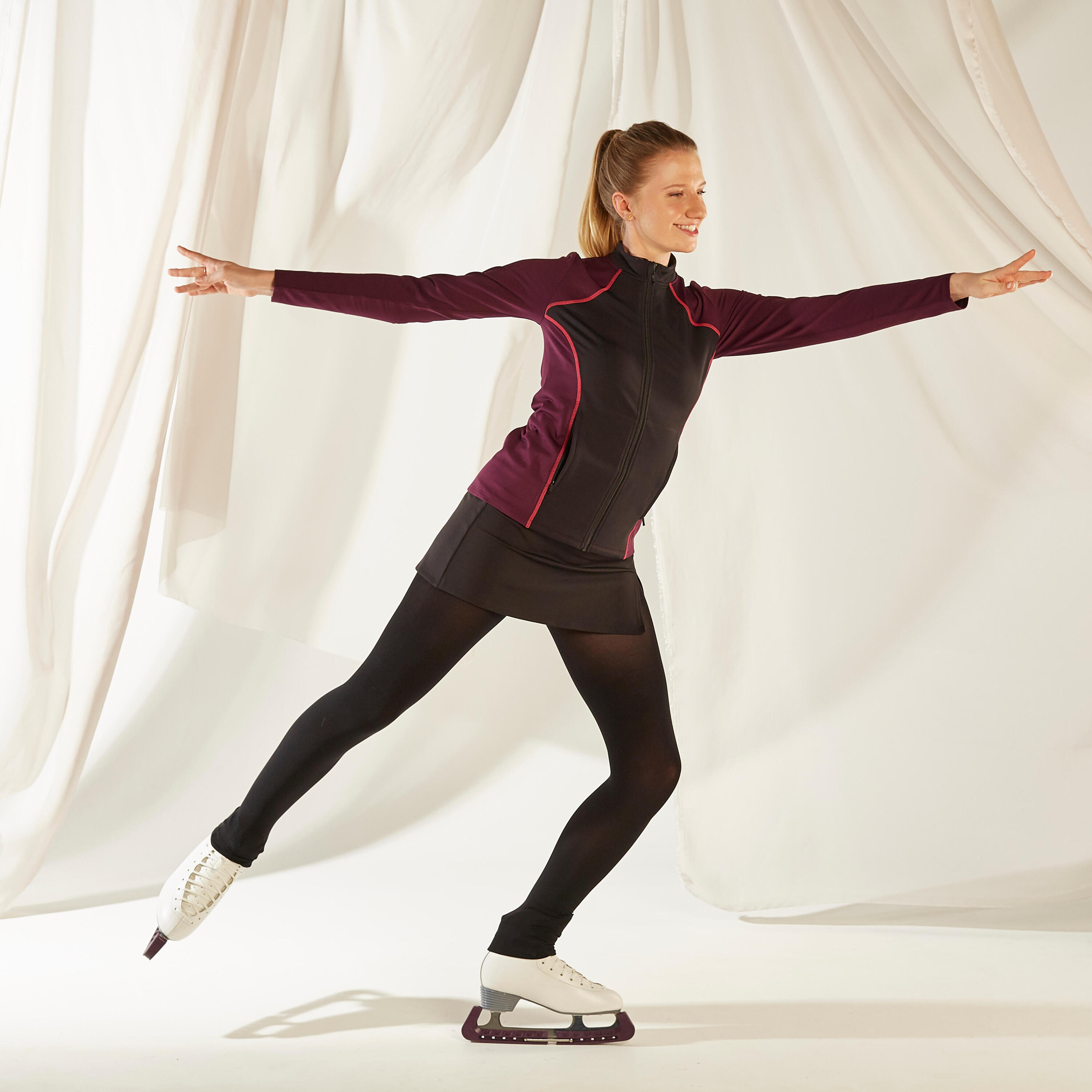 Saia de Patinagem Artística Adulto Preto 9/9
