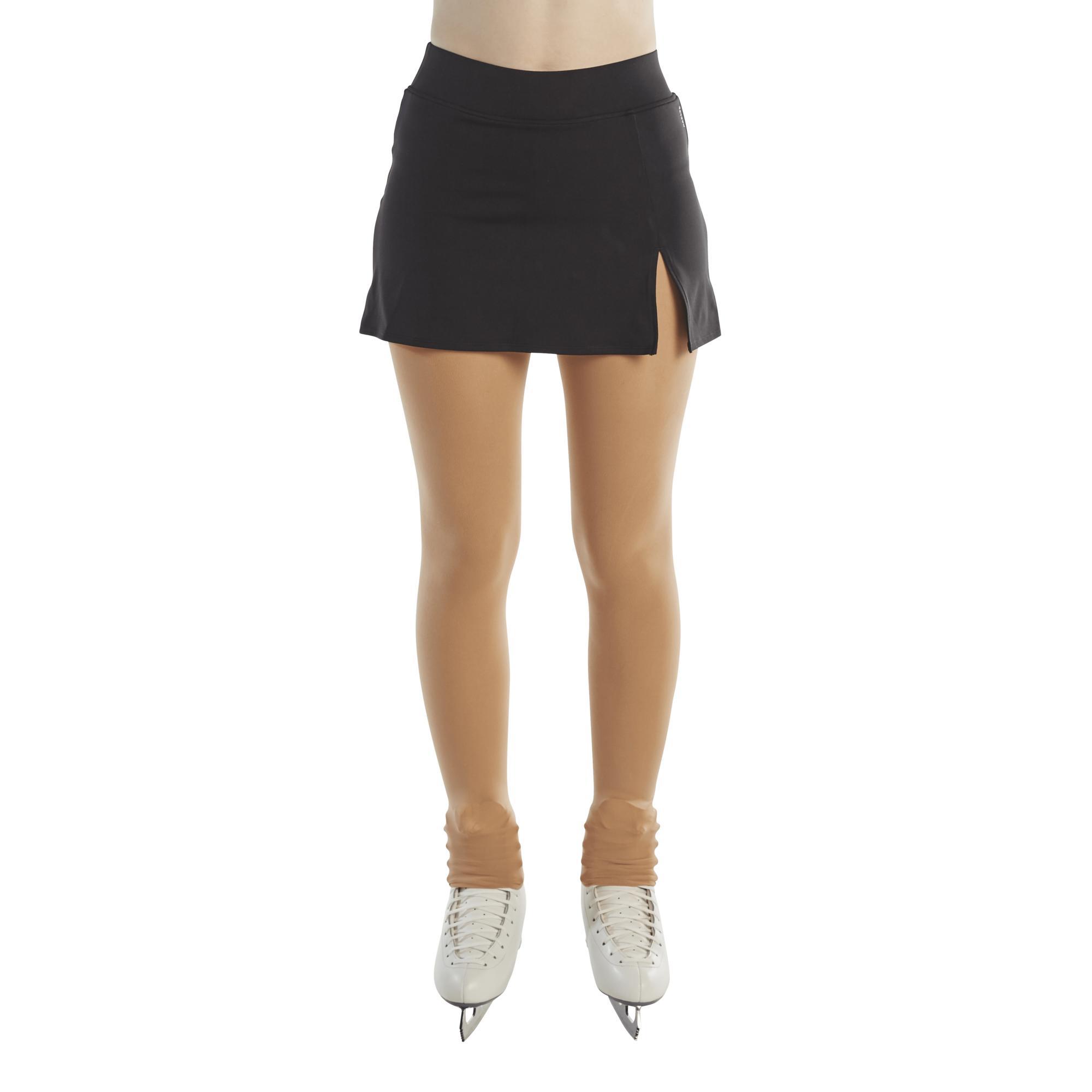 BLACK ADULT FIGURE SKATING SKIRT