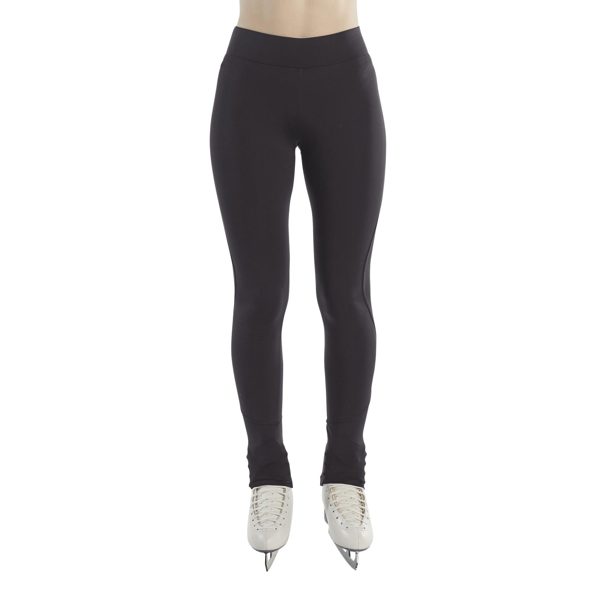 ADULT FIGURE SKATING TRAINING LEGGINGS BLACK