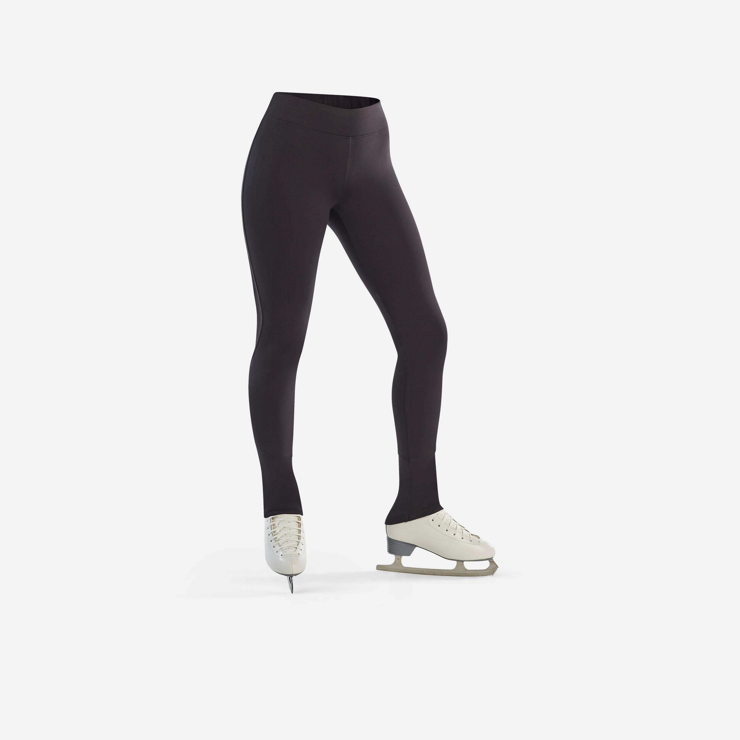 ADULT FIGURE SKATING TRAINING LEGGINGS BLACK