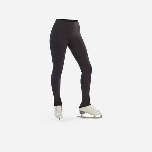 
      Trainings-Leggings Eiskunstlauf Erwachsene schwarz
  