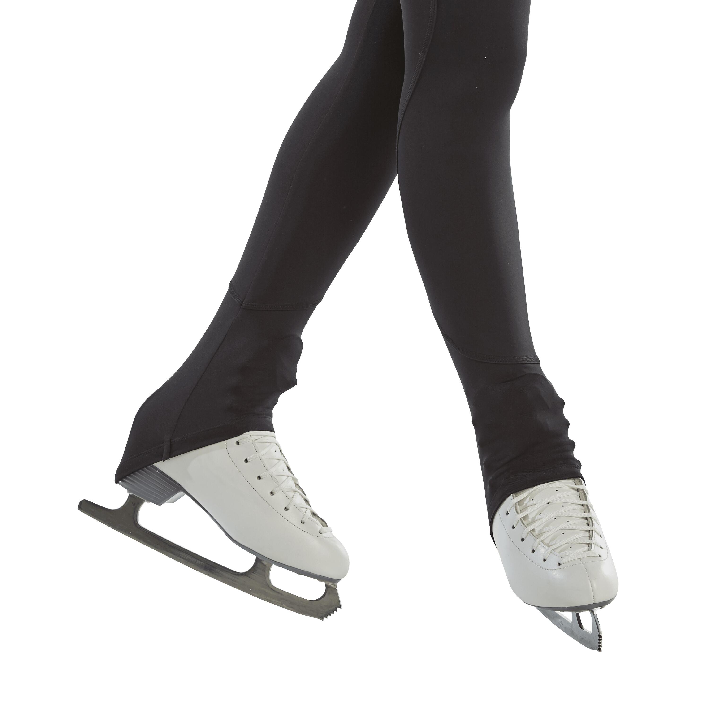 Adult Figure Skating Training Leggings - Black 7/8