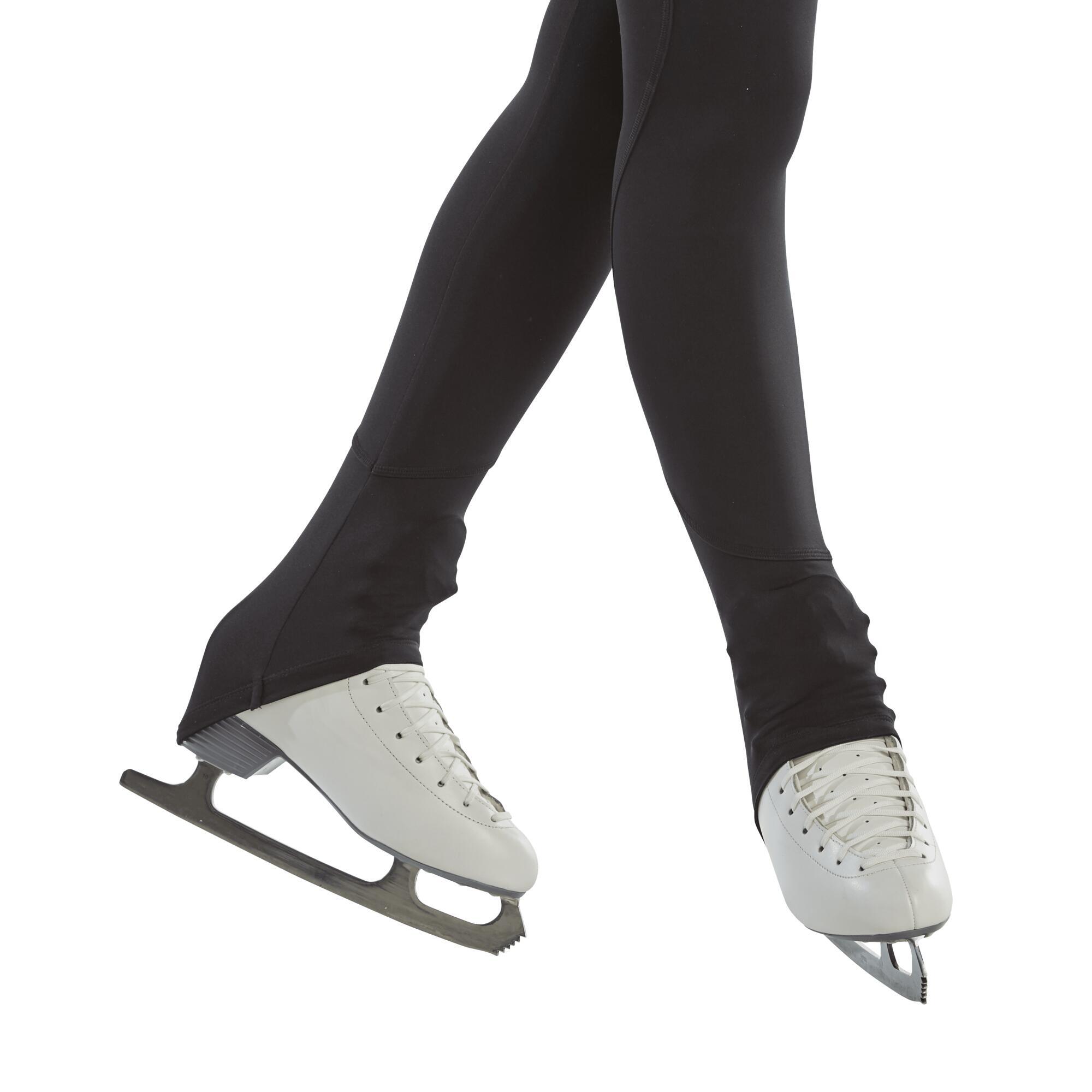 ADULT FIGURE SKATING TRAINING LEGGINGS BLACK