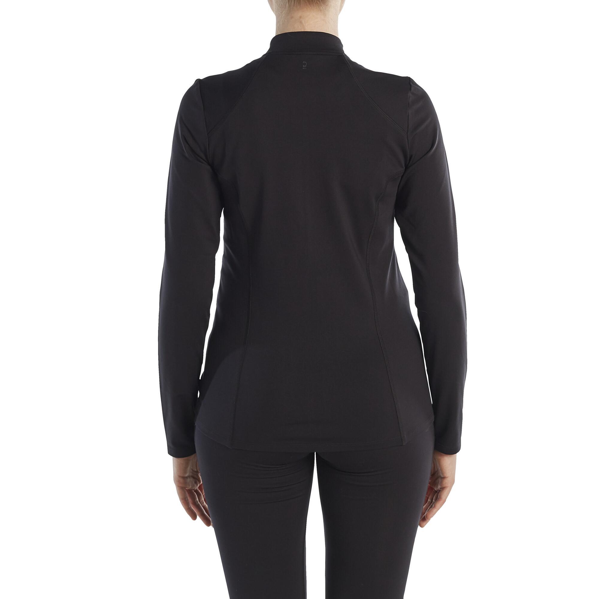 BLACK ADULT FIGURE SKATING TRAINING JACKET