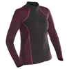 Adult Training Figure Skating Jacket - Black/Plum