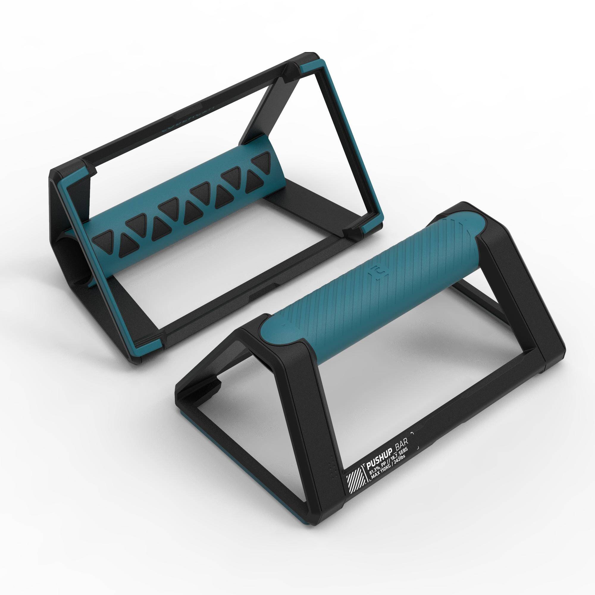 Push-Up Bar Grips 500 - Blue -  5