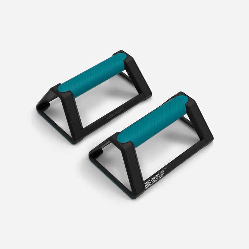 Liegestützgriffe - Push Up Bars 500 blau