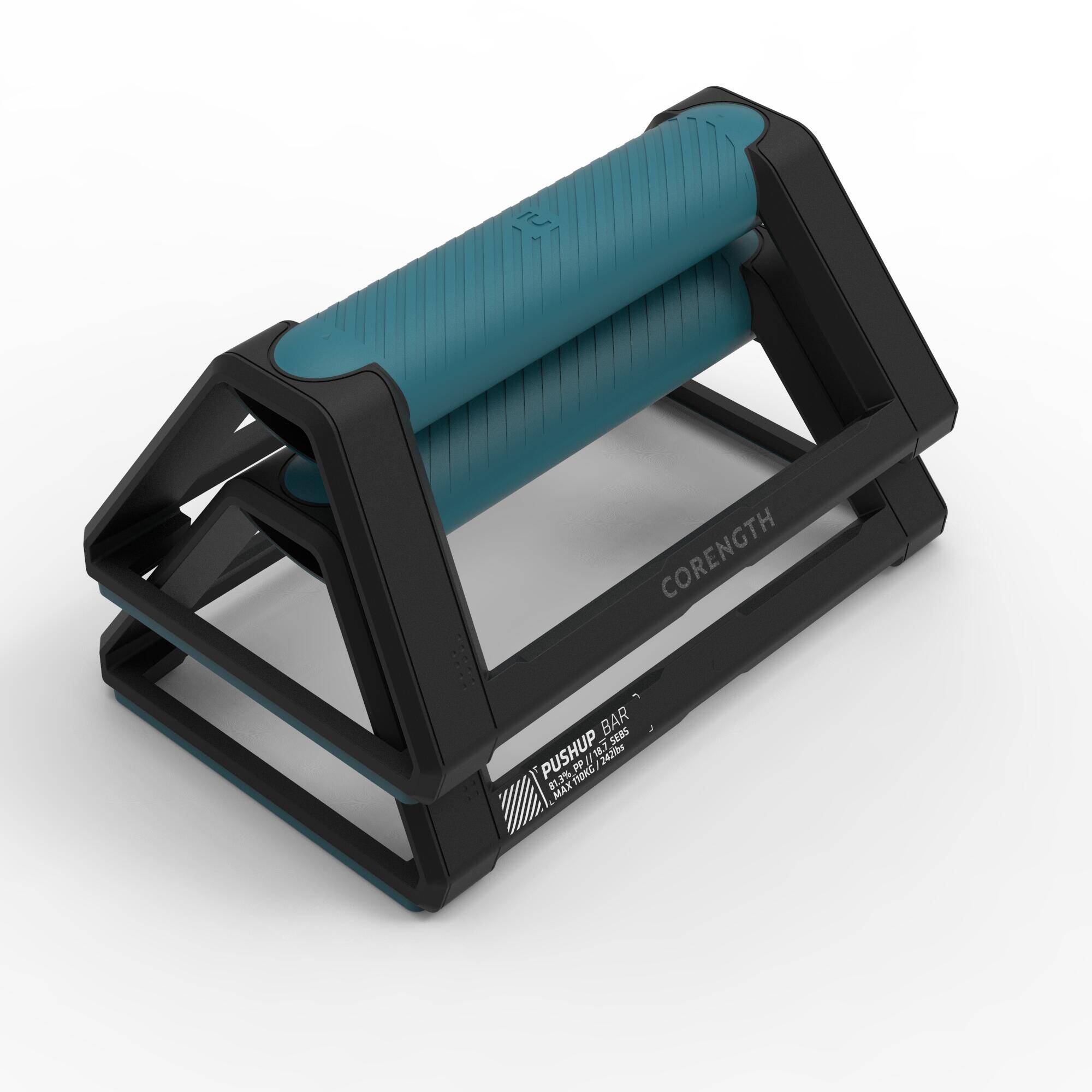 Push-Up Bar Grips 500 - Blue -  2