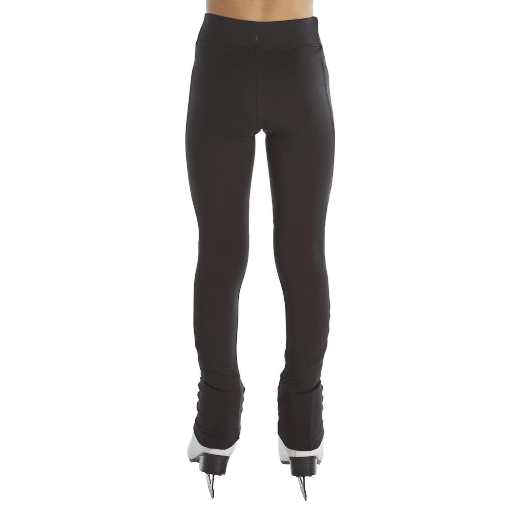 Kids' Figure Skating Training Leggings - Black