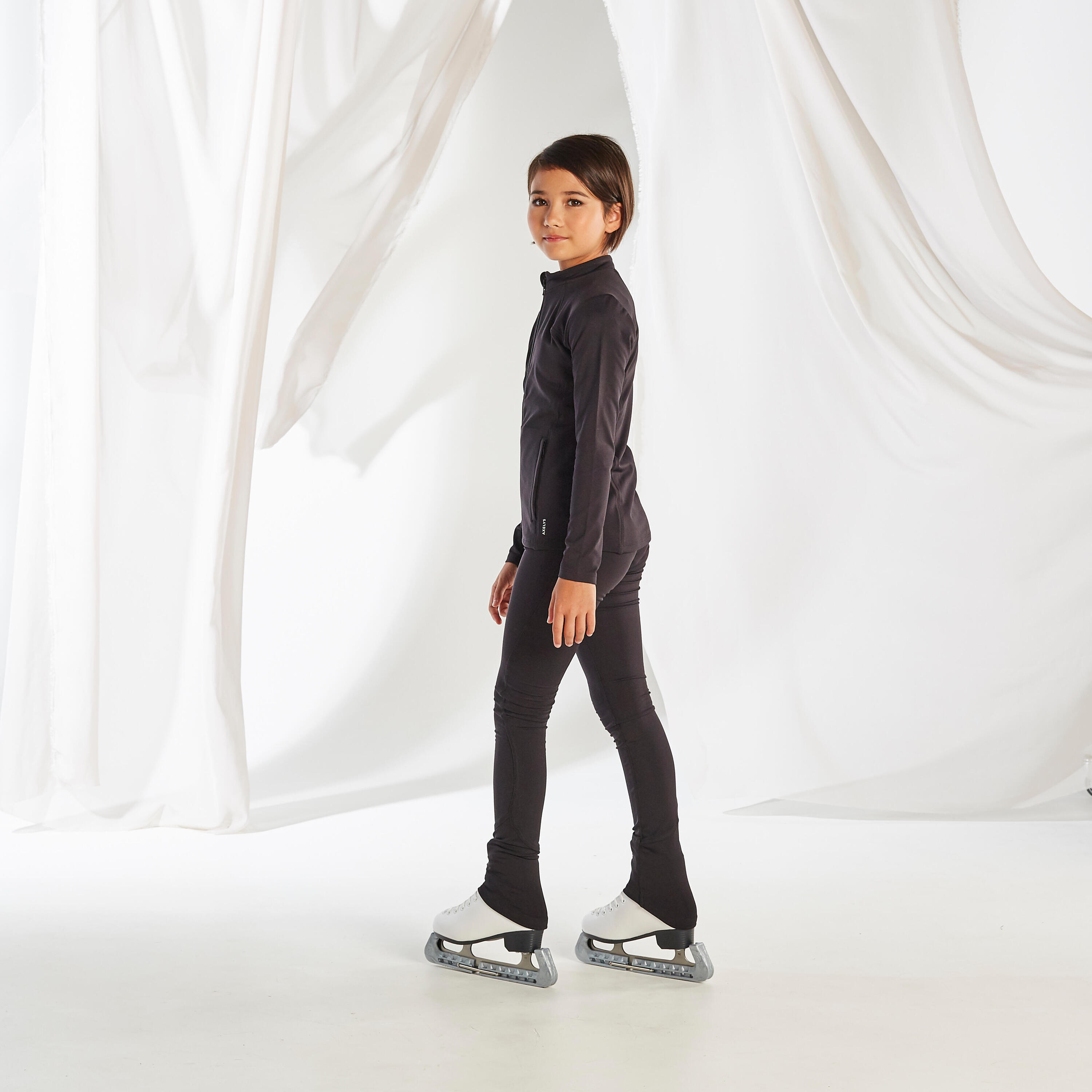 Leggings allenamento pattinaggio artistico bambino 7/9