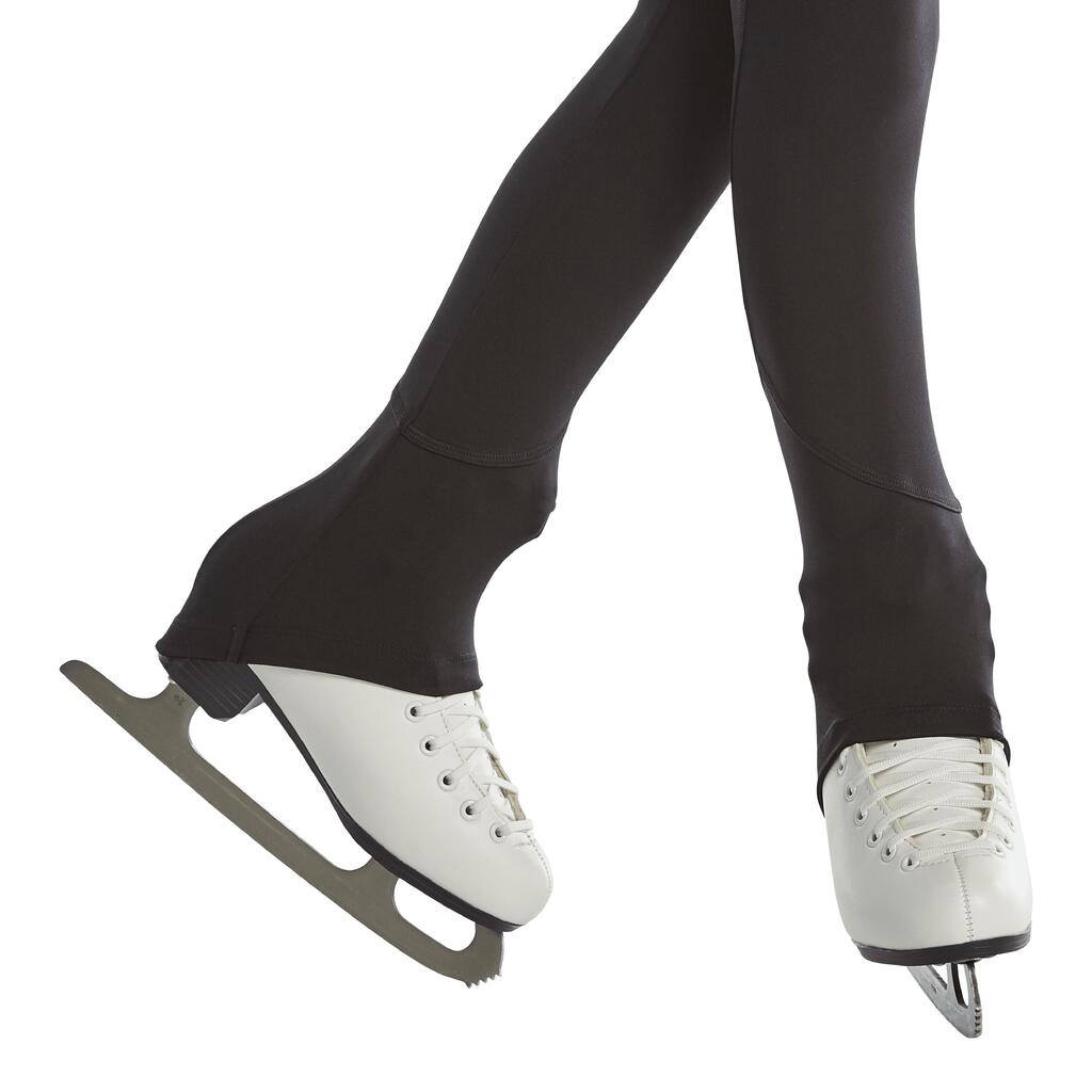 Kids' Figure Skating Training Leggings - Black