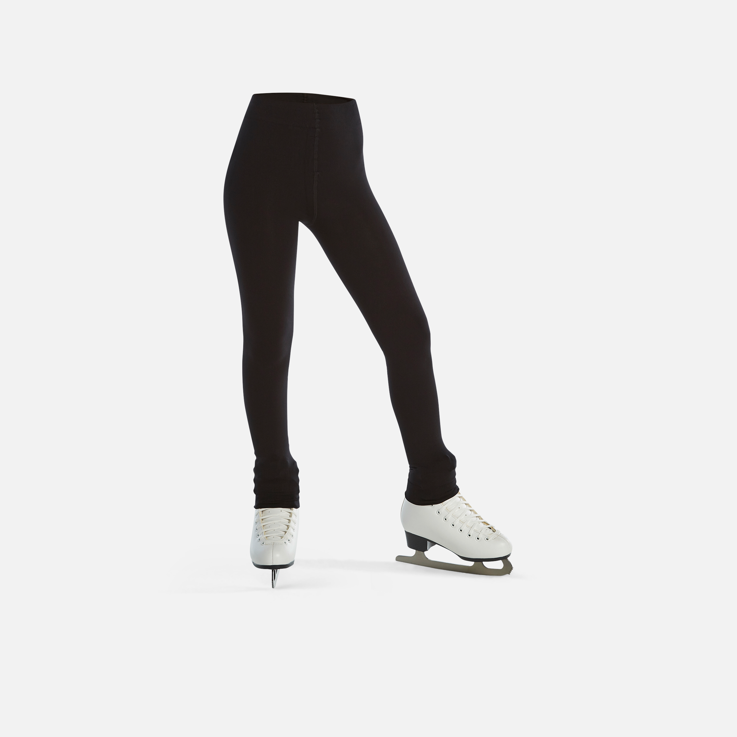 COLLANTS SANS PIEDS NOIR PATINAGE ARTISTIQUE ENFANT