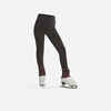 Kids' Figure Skating Training Leggings - Black/Pink