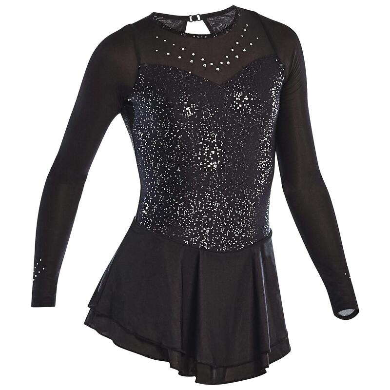 Vestido Niña Patinaje Artístico Axelys Manga Larga