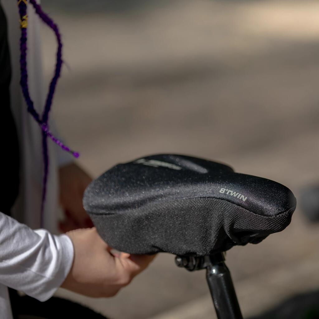 Калъф за велоседалка MEMORYFOAM 500, с мемори пяна, размер L, черен