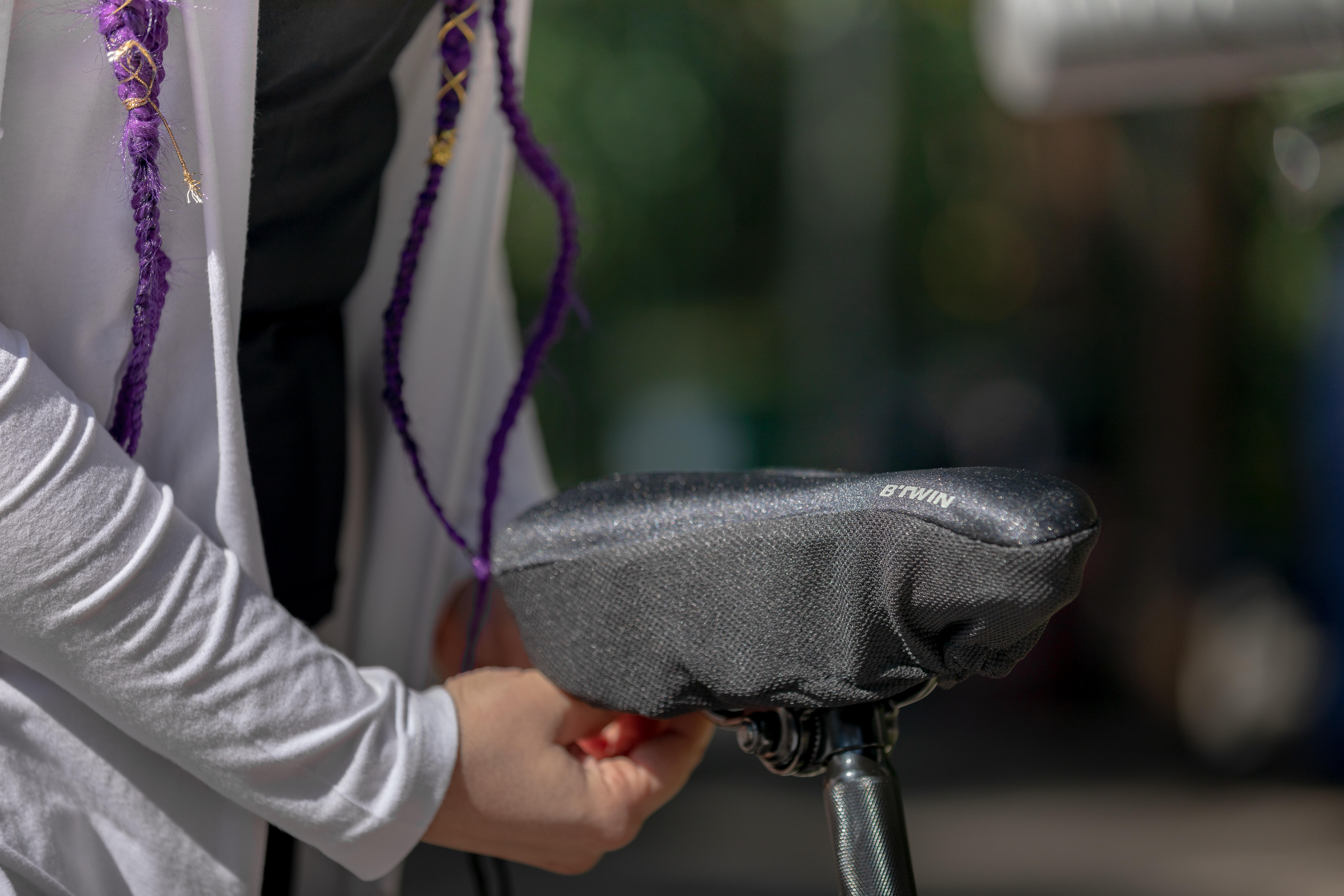 Couvre-selle en mousse à mémoire de forme 500 G - DECATHLON