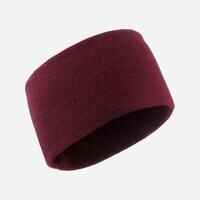 ADULT SKI HEADBAND - SIMPLE - BURGUNDY