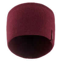 ADULT SKI HEADBAND - SIMPLE - BURGUNDY