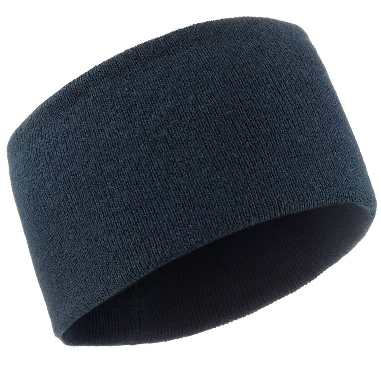 ADULT SKI HEADBAND - SIMPLE - NAVY BLUE