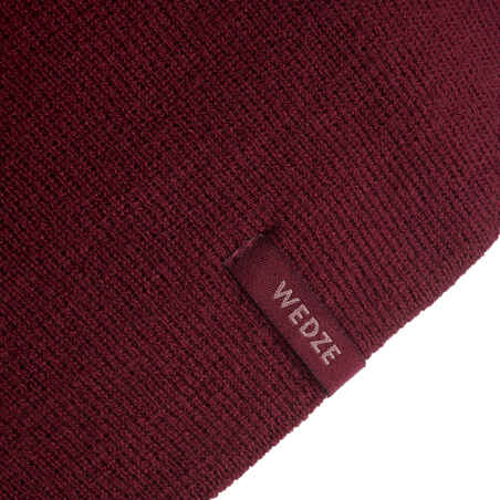 ADULT SKI HEADBAND - SIMPLE - BURGUNDY
