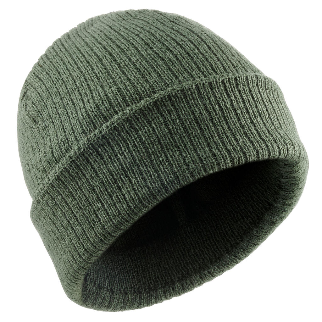 Adult ski hat - fisherman - green