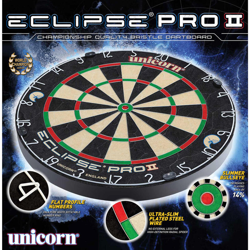 Steeldartscheibe - Eclipse Pro HD2 Sisalfasern