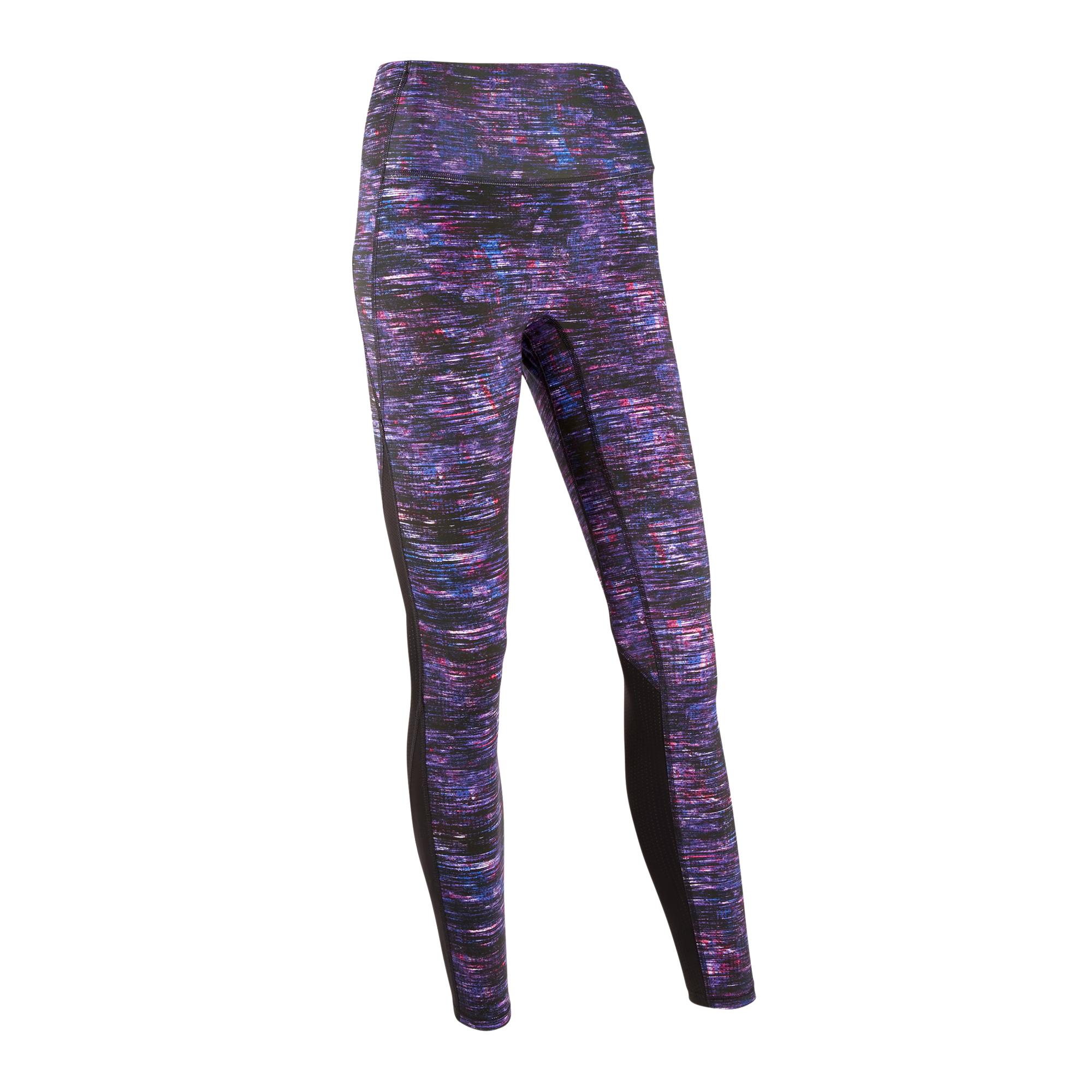 Black and Purple Striped Plus Size Leggings Women, Halloween Witch Tig –  Starcove Fashion