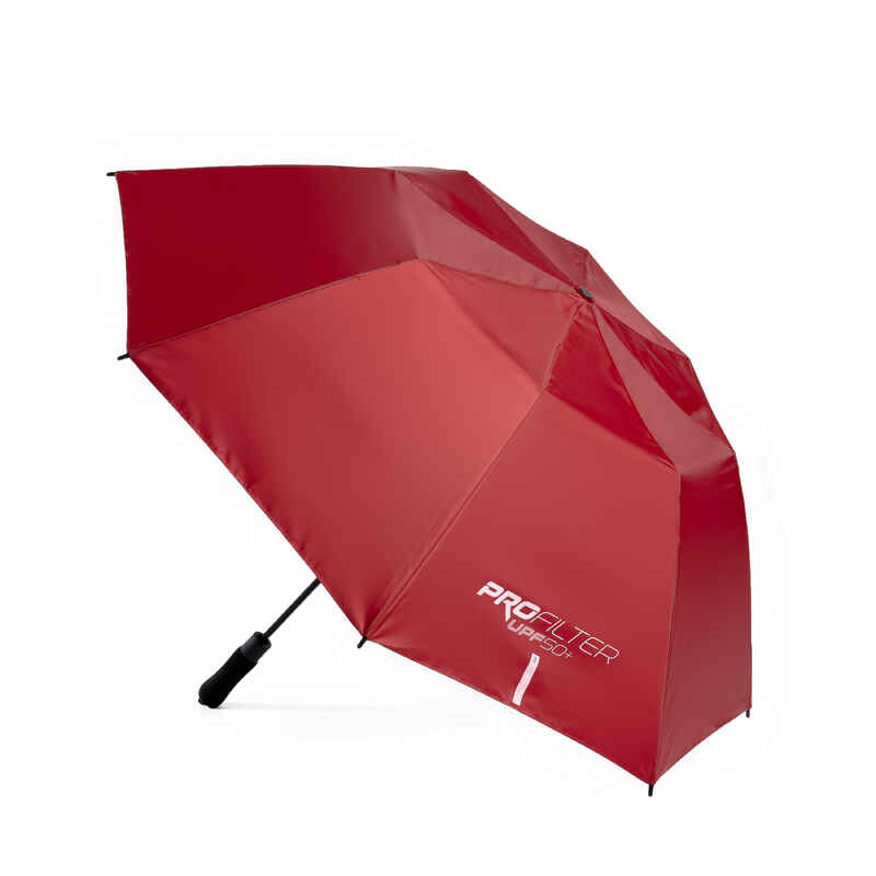 Paraguas pequeño UPF50+ Inesis Profilter burdeos