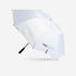 Waterproof Umbrella Small 110cm Coverage UPF50+ Sun Protection Auto Open - White