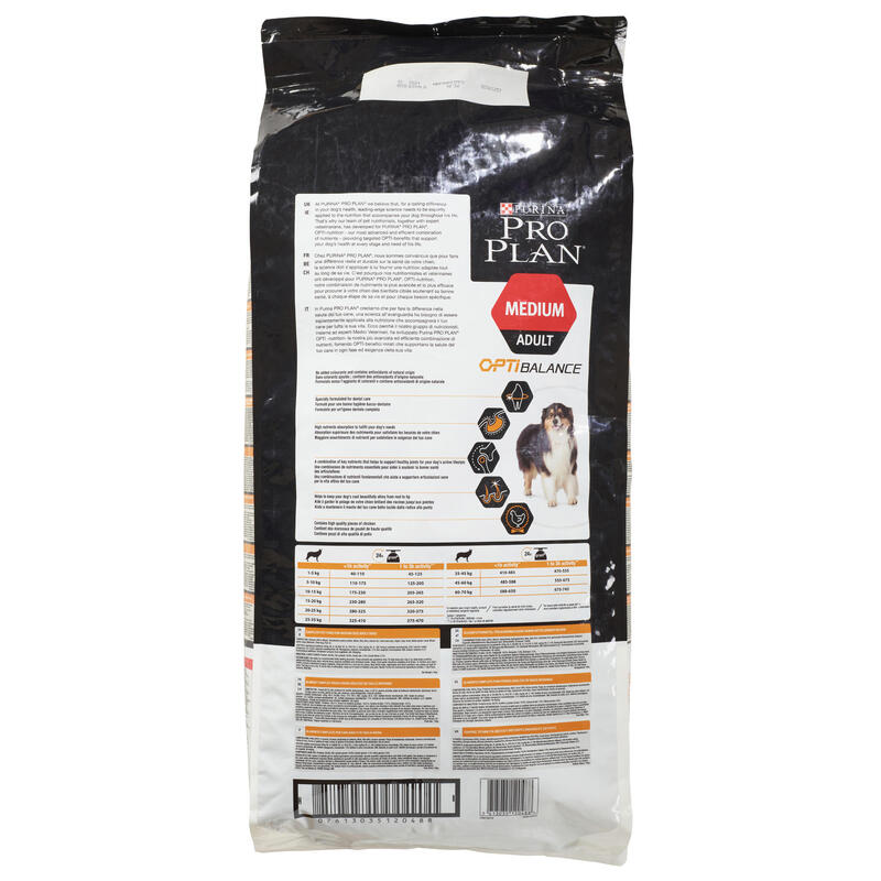 Hondenbrokken Pro Plan Medium Adult kip 14 kg